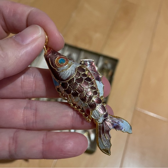 New cloisonné fishes - Picture 2 of 4